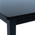 Maison Madeleine -  5 Piece Dining Set Solid Rubber Wood Black
